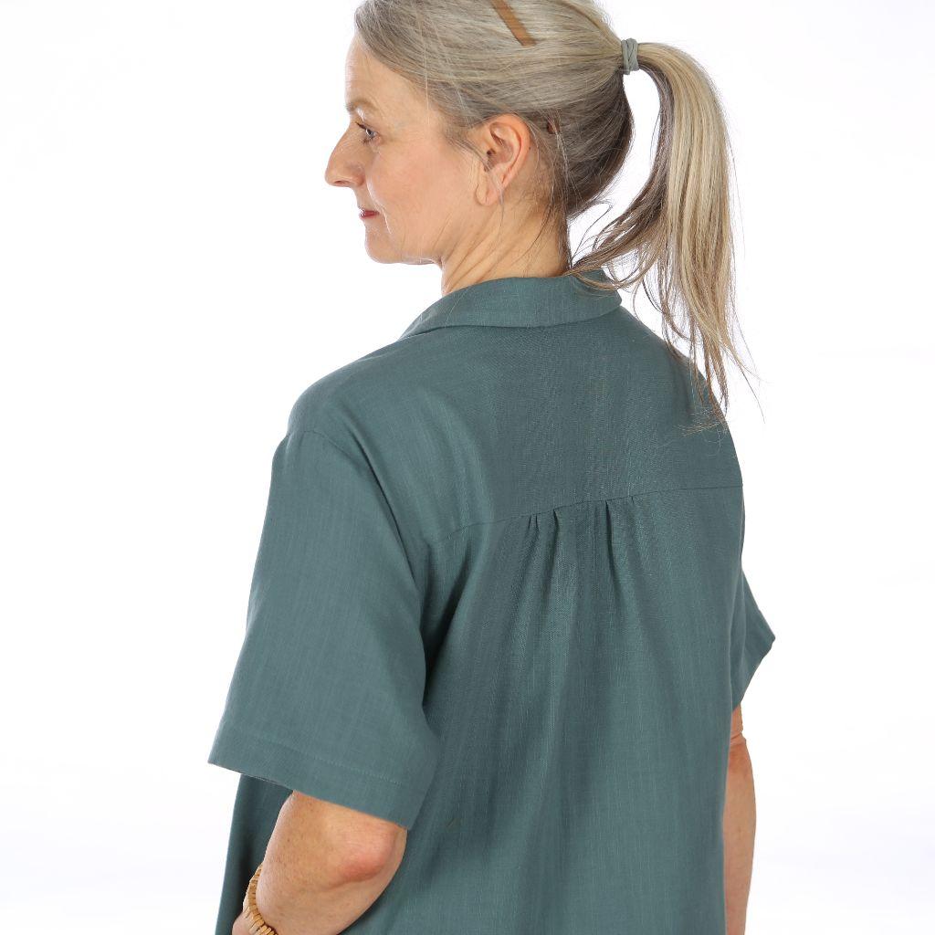 Preview: Papierschnittmuster Hemdblusenkleid Frau Isla XS-XXL